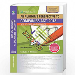 an auditor's perspective to companies act, 2013 with relevant audit checklists by CA ZUBIN F BILMORIA Book-9789351295815