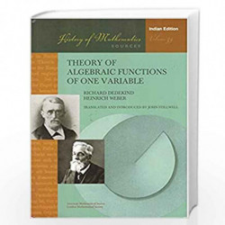 Theory of Algebraic Functions of One Variable by Richard Dedekind Book-9781470425906