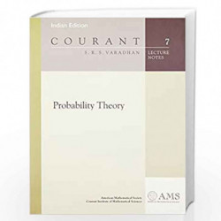 Probability Theory by S. R. S. Varadhan Book-9781470419141