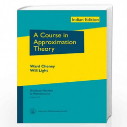 A Course In Approximation Theory by Ward Cheney Book-9780821887110
