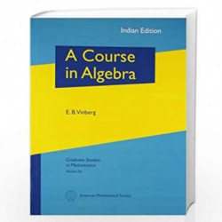 A Course In Algebra by E B Vinberg Book-9780821848586