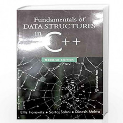 Fundamentals of Data Structures in C++ by Ellis Horowitz Book-9788173716065