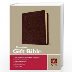 NLT Compact Gift Bible Bonded Leather Burgundy by Tyndale Book-9781414301730