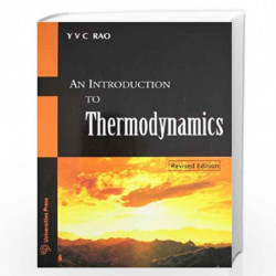 An Introduction to Thermodynamics by Y V C Rao Book-9788173714610