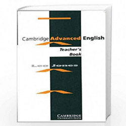 Cambridge Advanced English: Teacher's Book: Guwahati University Teacher's Book by Jones Book-9788175960527