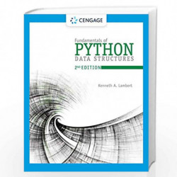 Fundamentals of Python: Data Structures by Lambert, Kenneth Book-9780357122754
