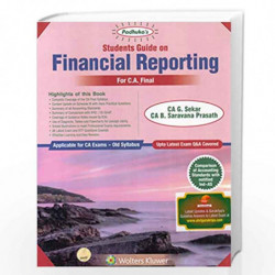 Students Guide on Financial Reporting: For CA Final old Syllabus by G SEKAR Book-9789389335088