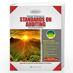 Students Referencer on Standards on Auditing: For CA Final Old and New Syllabus by G SEKAR Book-9789389335224