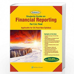 Students Guide on Financial Reporting : For CA Final New Syllabus by G SEKAR Book-9789389335231