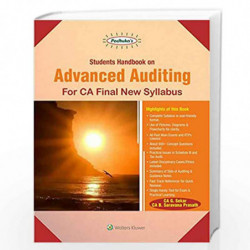 Students Handbook on Advanced Auditing : For CA Final New Syllabus by G SEKAR Book-9789389335194
