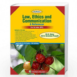 Law, Ethics and Communication  A Referencer by G SEKAR Book-9789389335125