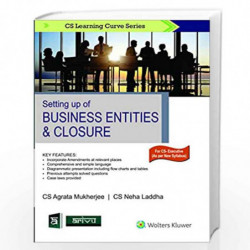Setting Up of Business Entities & Closure by MUKHERJEE Book-9789388696197