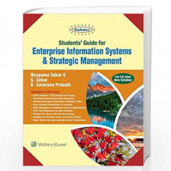 Students Guide for Enterprise Information Systems & Strategic Management: For CA Intermediate Syllabus by G SEKAR Book-978938869