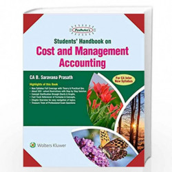 Students Handbook on Cost and Management Accounting: For CA Intermediate New Syllabus by G SEKAR Book-9789388696685