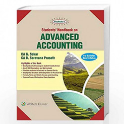 Students Handbook on Advanced Accounting: For CA Inter New Syllabus by G SEKAR Book-9789388696869