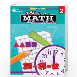 180 Days of Math for Second Grade: Practice, Assess, Diagnose (180 Days of Practice) by Smith, Jodene Book-9781425808051