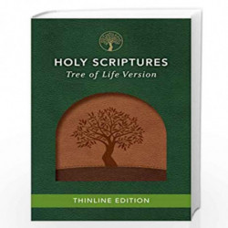 TLV Thinline Bible, Holy Scriptures, Walnut/Brown, Tree Design Duravella by Messianic Jewish Family Bible Society Book-978080101
