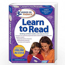 Hooked on Phonics Learn to Read - Level 4: Emergent Readers (Kindergarten | Ages 4-6) (Volume 4) by Hooked on Phonics Book-97819
