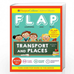 FLAP Transport and Places Activity Box, Blue by NILL Book-8908009829054