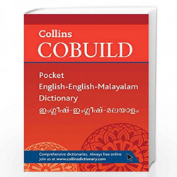 Collins Cobuild Pocket English-English-Malayalam Dictionary (Collins Cobuild Pocket Diction) by Harper Collins Book-978000741548