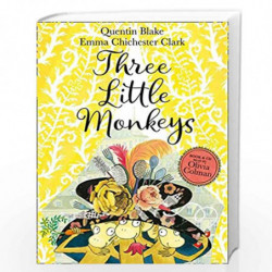 Three Little Monkeys: Book & CD by Quentin Blake, Illustrated by Emma Chichester Clark Book-9780008255015