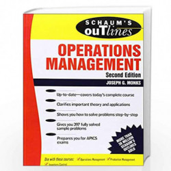 Schaum''s Outline of Operations Management (Schaum''s Outlines) by Joseph Monks Book-9780070427648