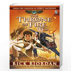 The Throne of Fire: The Graphic Novel (The Kane Chronicles Book 2) (Kane Chronicles Graphic Novels) by NA Book-9780141366586