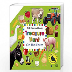 Treasure Hunt: On the Farm: A Fold-Out Book by ROGER PRIDDY Book-9780312517960