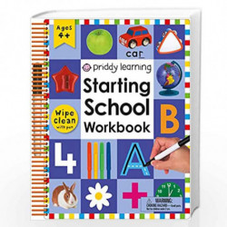 Wipe Clean: Starting School Workbook by ROGER PRIDDY Book-9780312527754