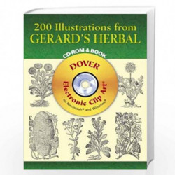 200 Illustrations from Gerard''s Herbal (Dover Electronic Clip Art) by NA Book-9780486996585