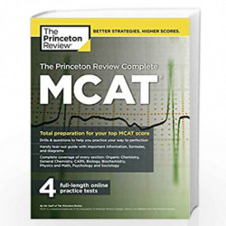 The Princeton Review Complete MCAT: New for MCAT 2015 (Graduate School Test Preparation) by Princeton Review Book-9780804125086