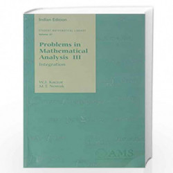 Problems in Mathematical Analysis III by KACZOR W J Book-9780821848531