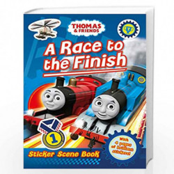 Thomas and Friends: A Race to the Finish (Sticker Scene Book) (Thomas & Friends) by NA Book-9781405280808