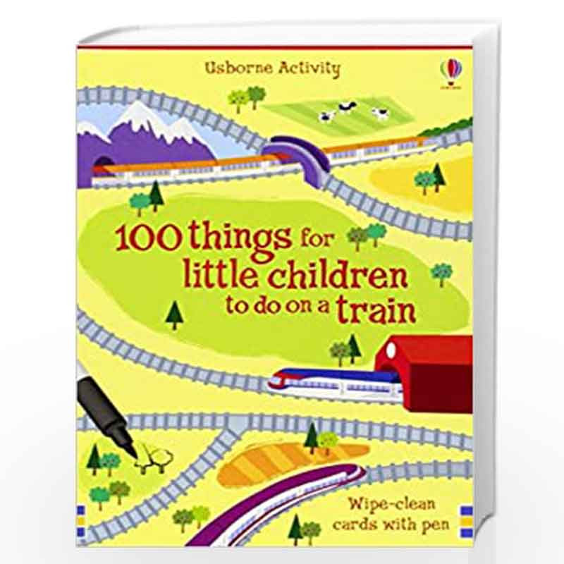 100 Things to do a Train (Activity and Puzzle Cards) by FIONA WATT Book-9781409504481