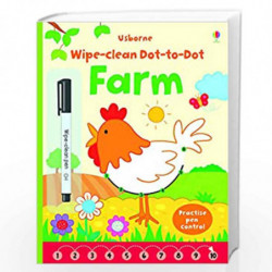 Wipe Clean Dot-to-Dot Farm (Wipe-clean Books) by NA Book-9781409587538