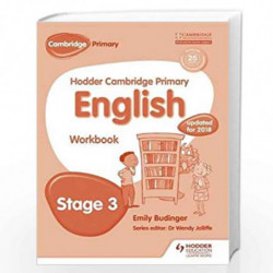 Hodder Cambridge Primary English: Work Book Stage 3 by Emily Budinger Book-9781471830990