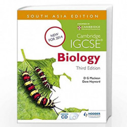 Cambridge IGCSE Biology 3rd Edition plus CD by D. G. Mackean Dave Hayward Book-9781471837982