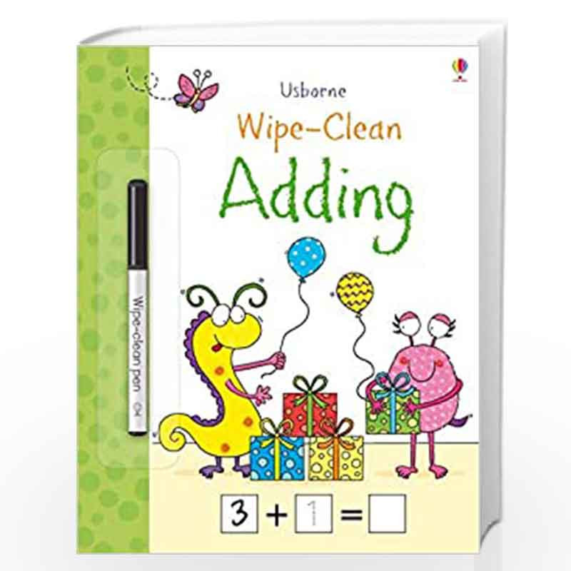 Wipe-Clean Adding (Wipe-Clean Books) by Jessica Greenwell Book-9781474950916