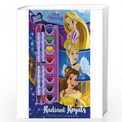 Disney Princess Radiant Royals: A Painting and Coloring Book by Parragon Book-9781527001855