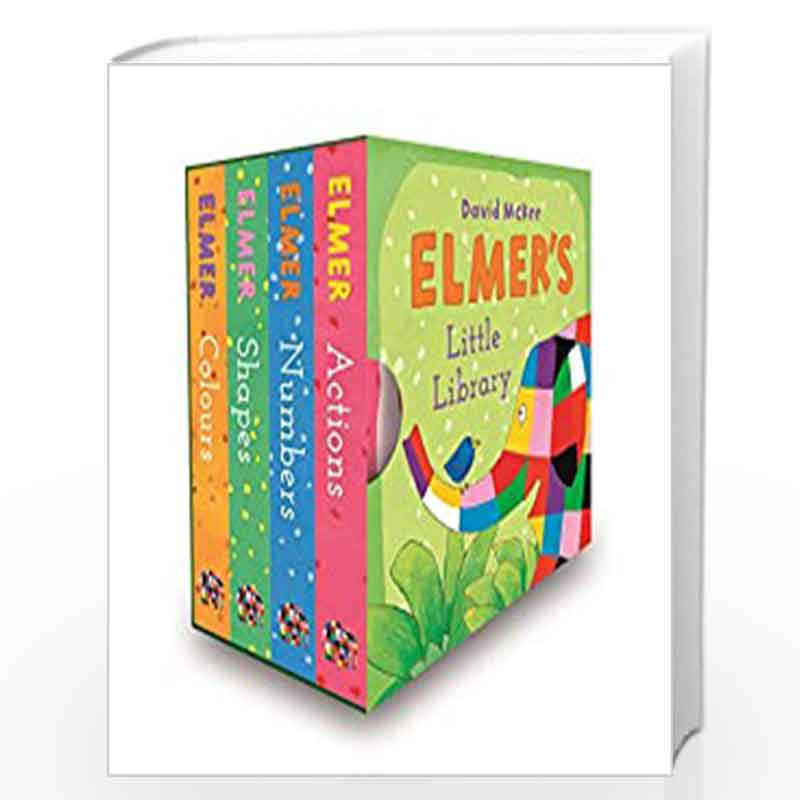 Elmers Little Library by DAVID MCKEE Book-9781783443963
