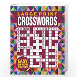 Large Print Crosswords (Jumbo flexi puzzles) by Deborah Kespert Book-9781788883962