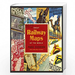 Great Railway Maps of the World by Mark Ovenden Book-9781846143915