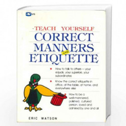 Correct Manners & Etiquets (Dlx) by WATSON Book-9788121600347
