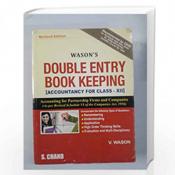 Double Entry Book Keeping for Class 12 by V WASON Book-9788121924931