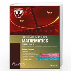 Plancess Foundation Course Mathematics for Class 9 & 10, Vol I - IV by PLANCESS Book-9788126561896