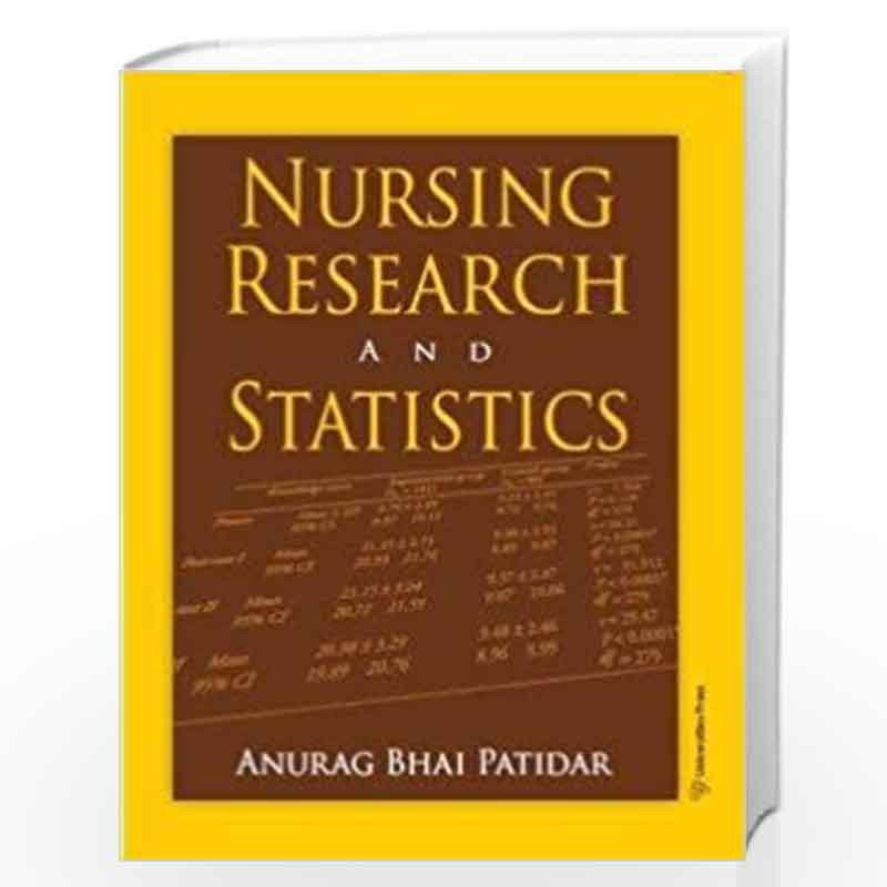 Nursing Research and Statistics by ANURAG BHAI PATIDAR Book-9788173719790