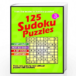 125 Sudoku Puzzles 3 by NA Book-9788190627825