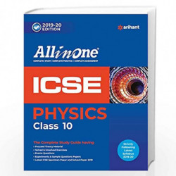 All In One ICSE Physics Class 10th 2019-20 (Old Edition) by Arihant Expert Book-9789313162155