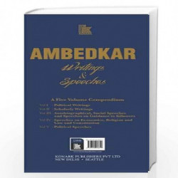 Ambedkar Writings and Speeches: A Five Volume Compendium by ARENDRA JADHAV Book-9789322008659