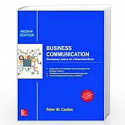Business Communication: Developing Leaders for a Networked World by Cardon Book-9789339221607